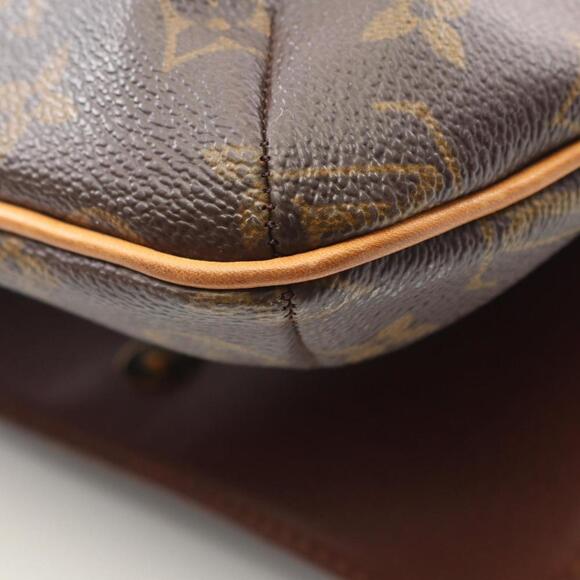 LOUIS VUITTON Brown Monogram Leather Shoulder Bag - Picture 7 of 9